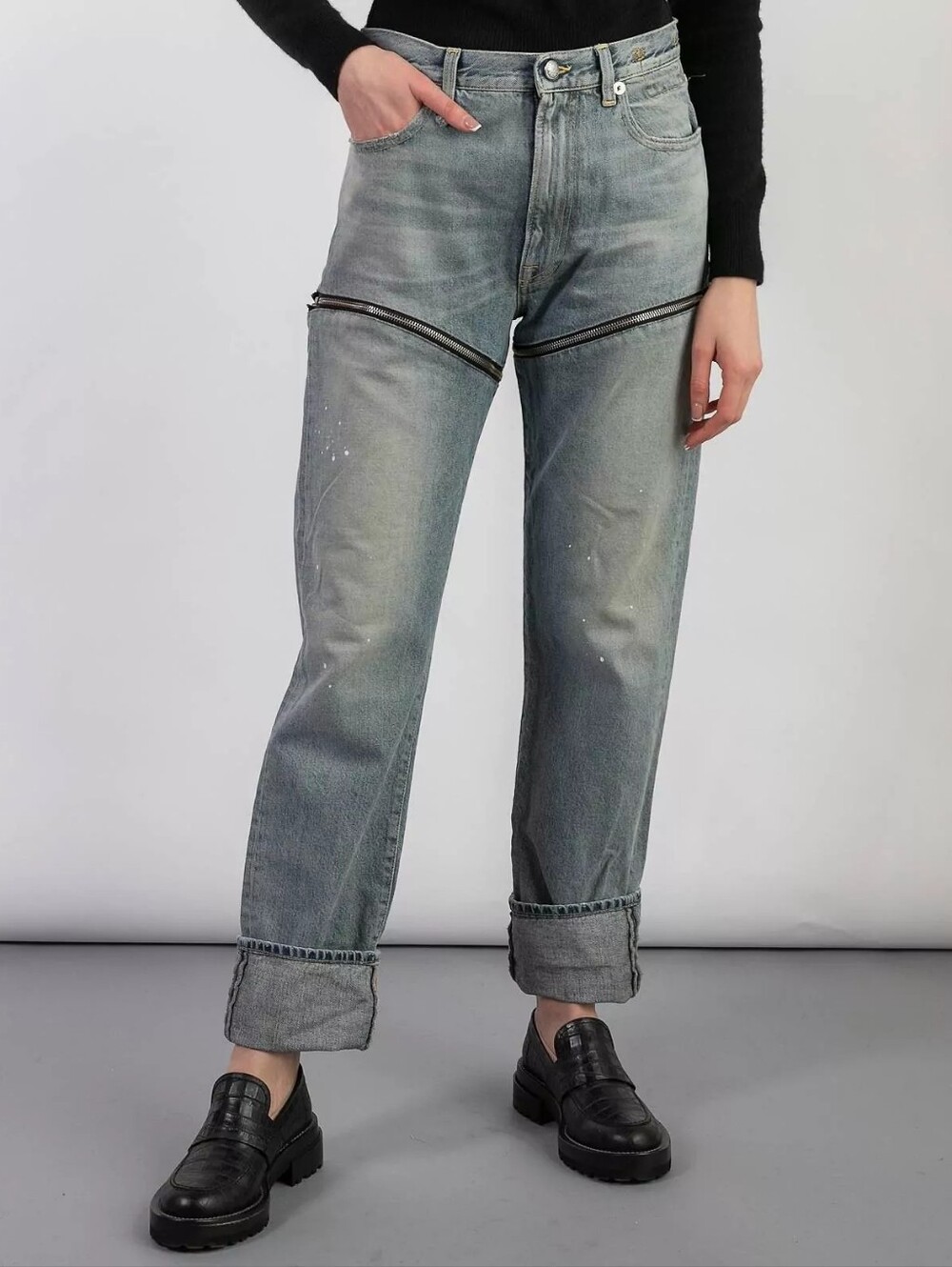 Nwt R13 zipper jeans